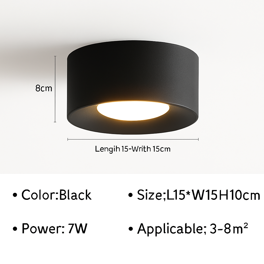 Plafonnier — Moderne LED cylindre spot minimalisme intérieur décor maison éclairage