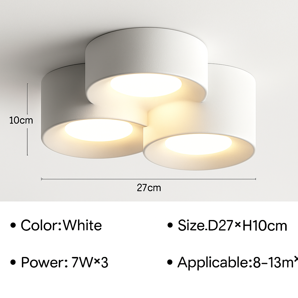 Plafonnier — Moderne LED cylindre spot minimalisme intérieur décor maison éclairage