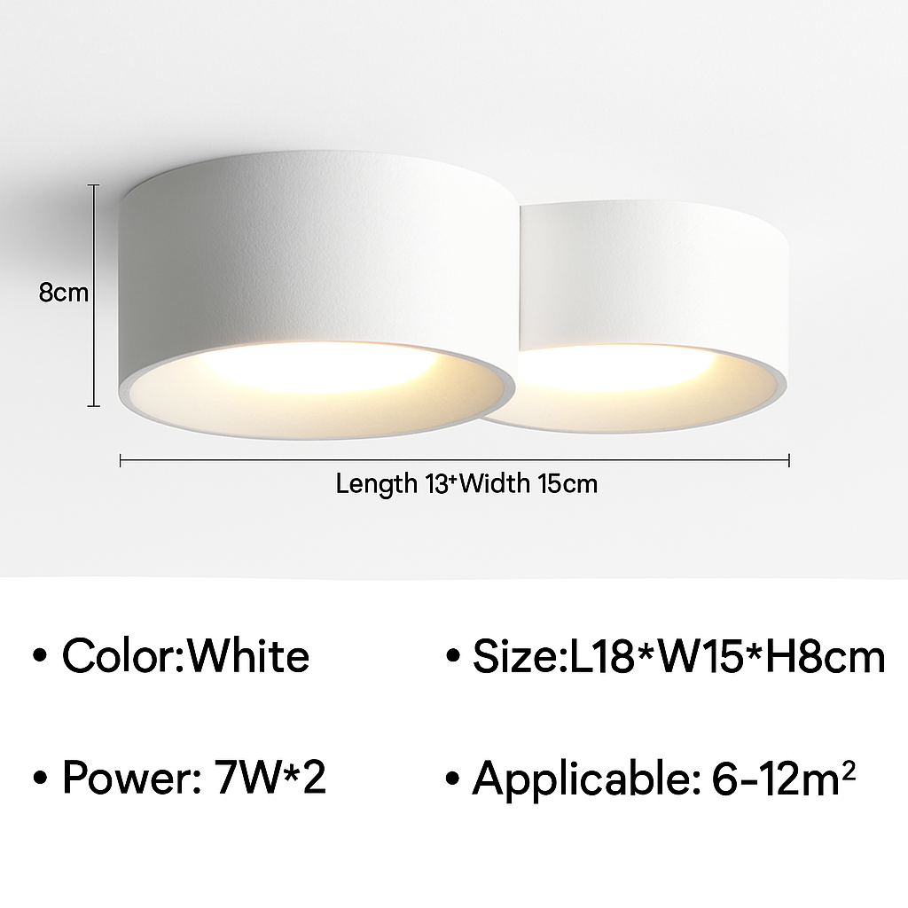 Plafonnier — Moderne LED cylindre spot minimalisme intérieur décor maison éclairage