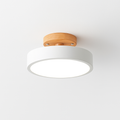 Plafonnier — Moderne LED en bois et métal coloré Celio