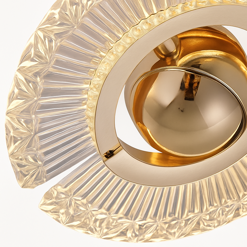 Plafonnier — Moderne LED en cristal luxury