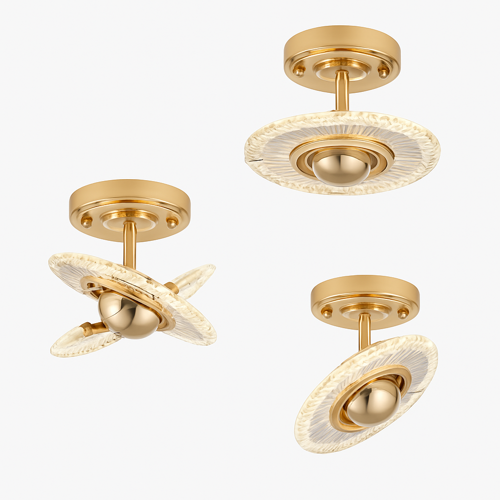 Plafonnier — Moderne LED en cristal luxury