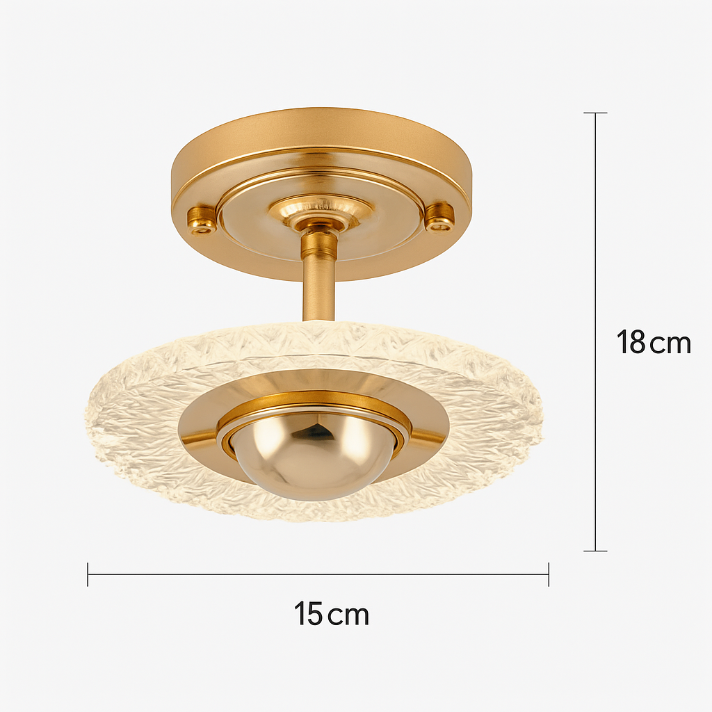 Plafonnier — Moderne LED en cristal luxury