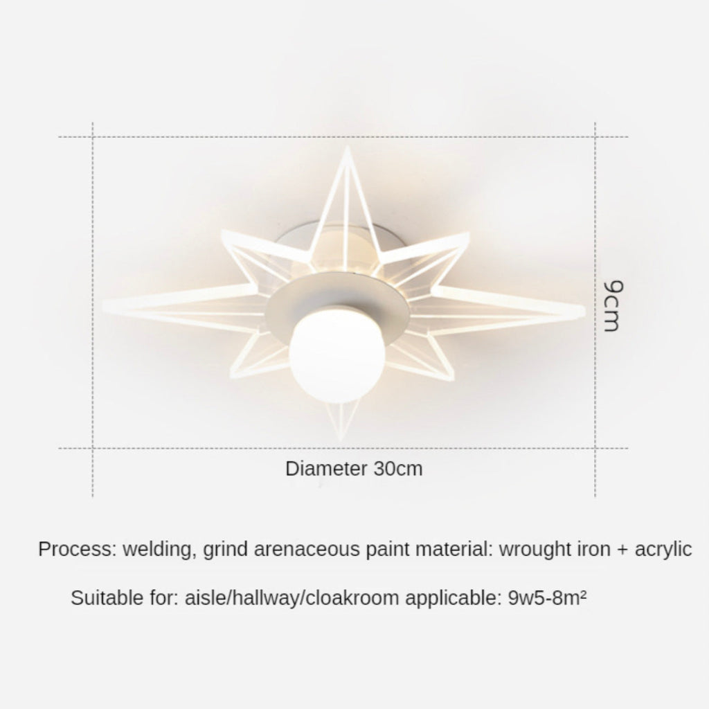 Plafonnier — Moderne LED en forme d'étoile Majesty