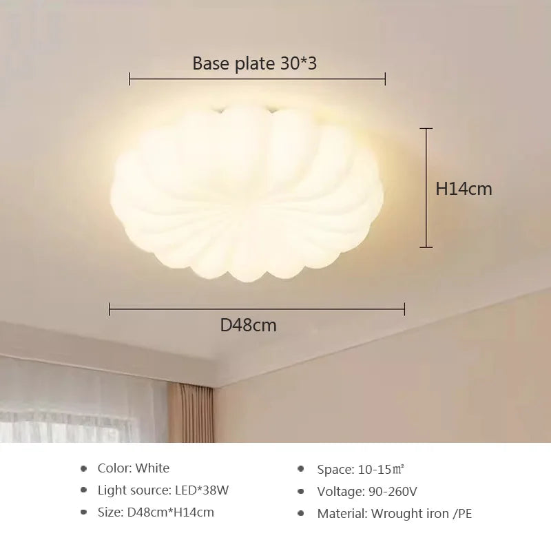 Plafonnier moderne led forme de fleur pour décoration intérieure intelligente Maïlys Nocturne - Présence Moderne & Harmonie Intérieure