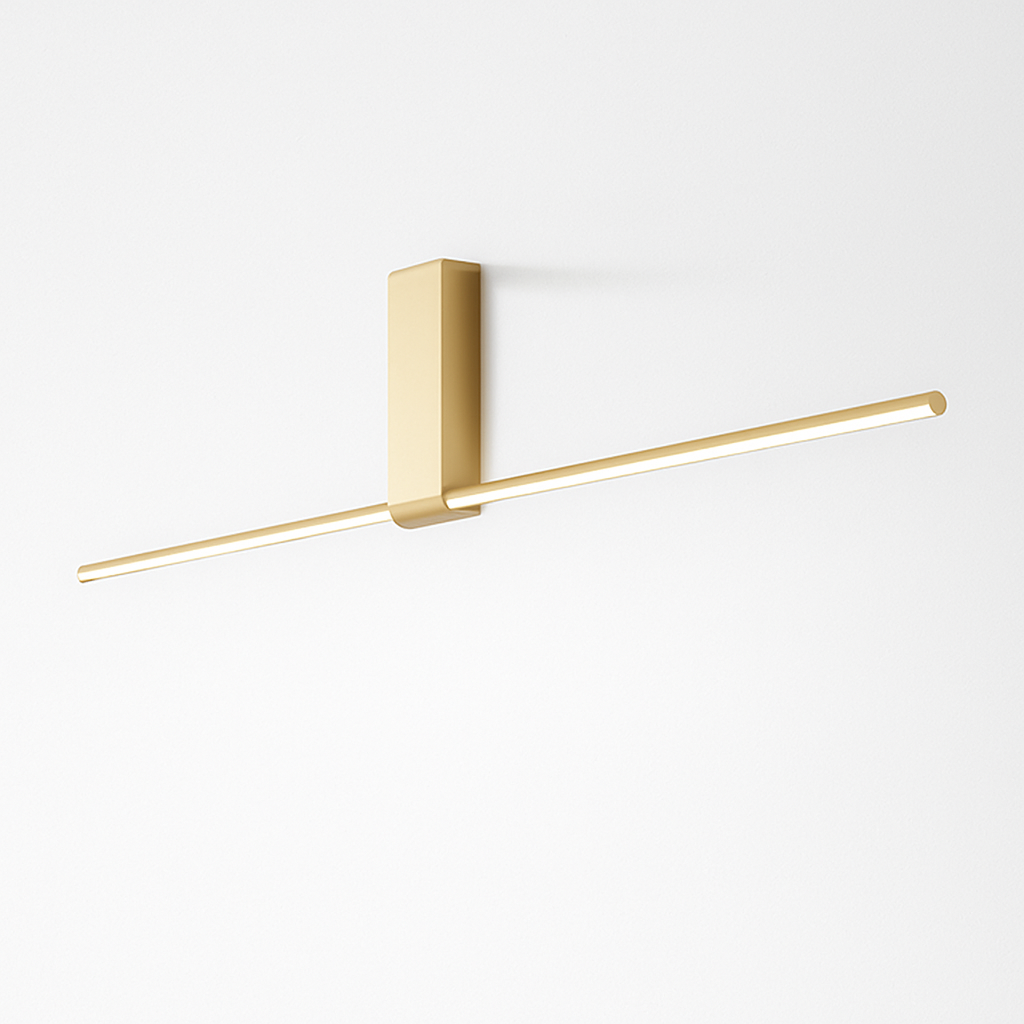 Plafonnier moderne LED minimaliste barre lumineuse Mahil Simon Lointain - Une Présence Sobre et Élégante