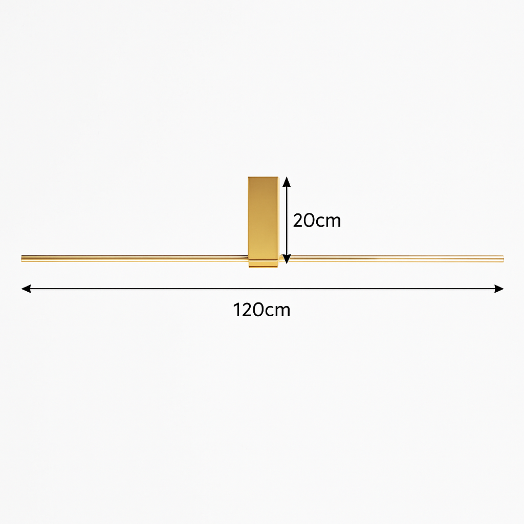 Plafonnier moderne LED minimaliste barre lumineuse Mahil Simon Lointain - Une Présence Sobre et Élégante