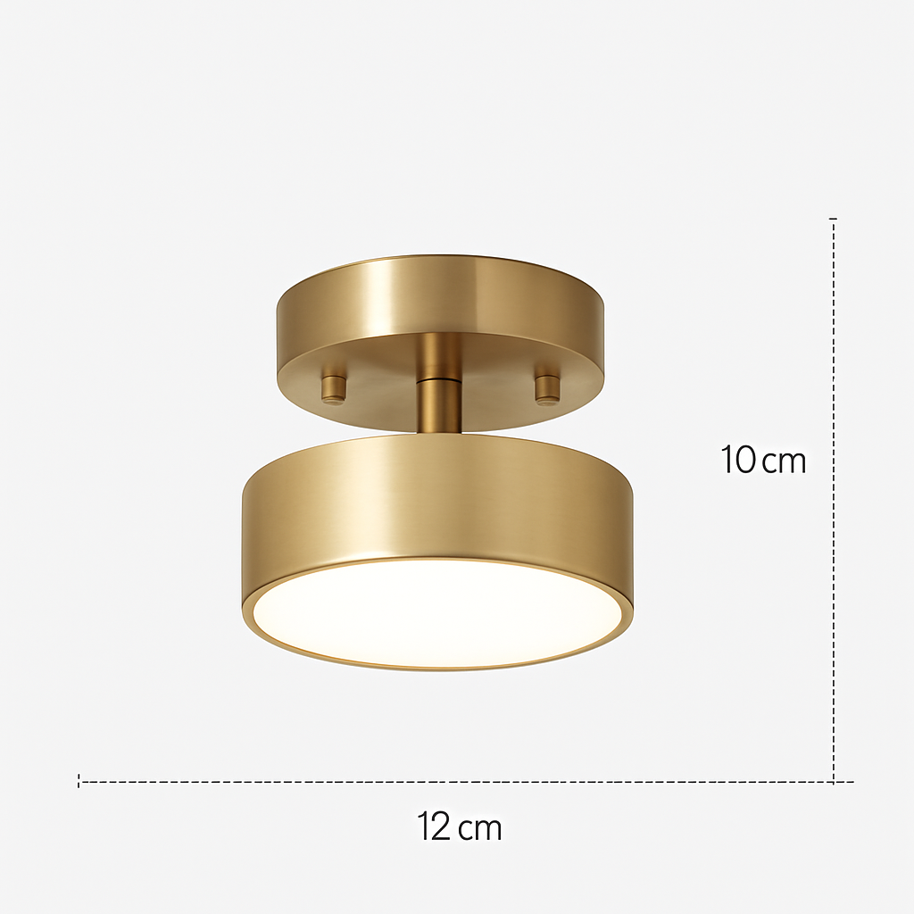 Plafonnier moderne LED minimaliste en métal Celio Roxane Galbe - Esprit Épuré & Harmonie Intérieure