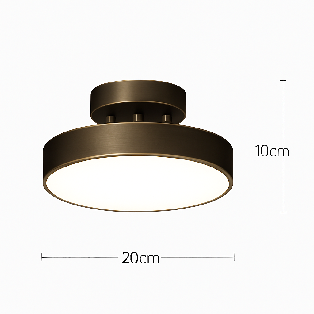 Plafonnier moderne LED minimaliste en métal Celio Roxane Galbe - Esprit Épuré & Harmonie Intérieure