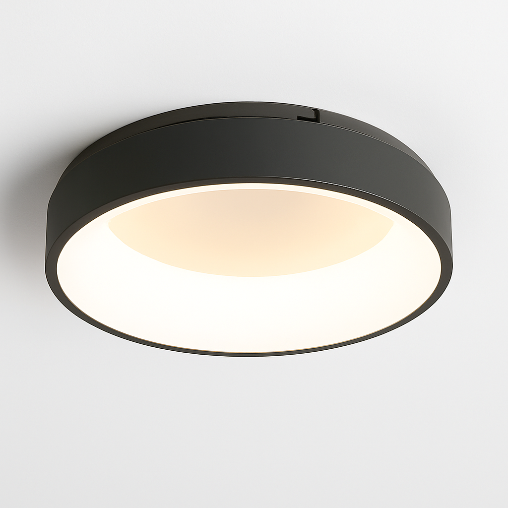 Plafonnier moderne à leds minimaliste avec télécommande Virgile Poème - Lignes Épurées & Atmosphère Sereine