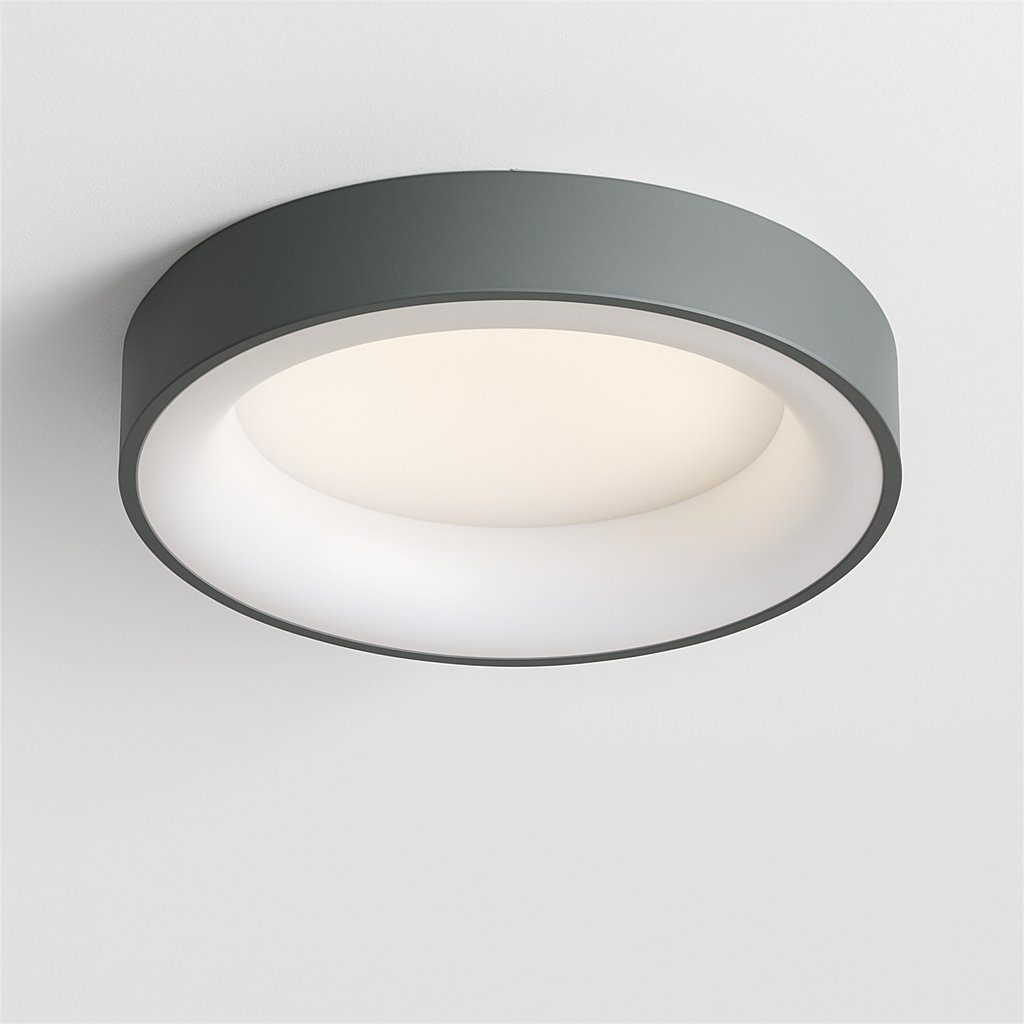 Plafonnier moderne à leds minimaliste avec télécommande Virgile Poème - Lignes Épurées & Atmosphère Sereine