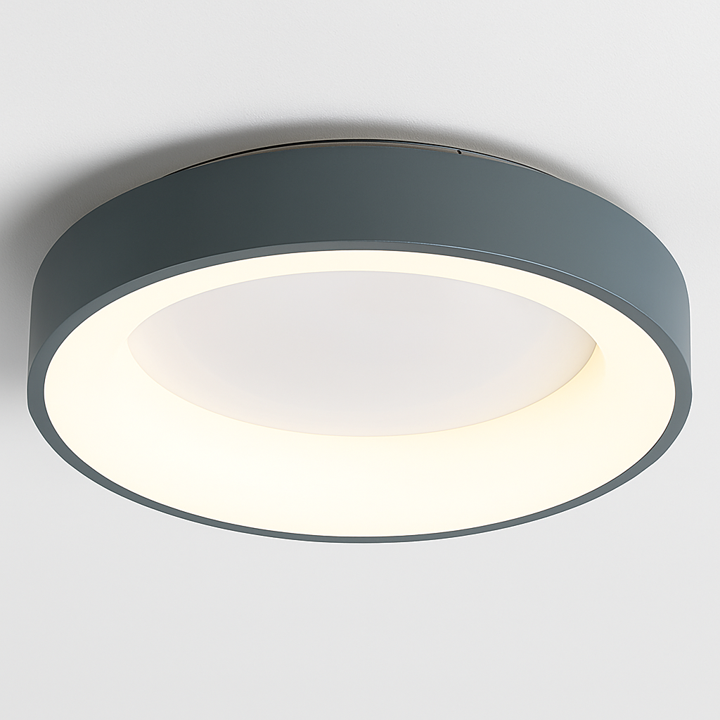 Plafonnier moderne à leds minimaliste avec télécommande Virgile Poème - Lignes Épurées & Atmosphère Sereine