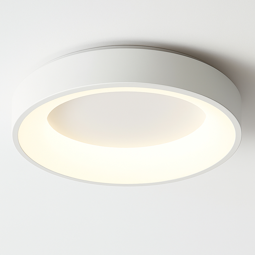 Plafonnier moderne à leds minimaliste avec télécommande Virgile Poème - Lignes Épurées & Atmosphère Sereine