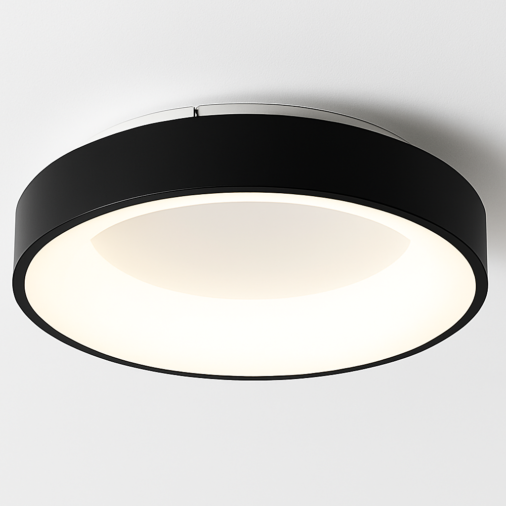 Plafonnier moderne à leds minimaliste avec télécommande Virgile Poème - Lignes Épurées & Atmosphère Sereine