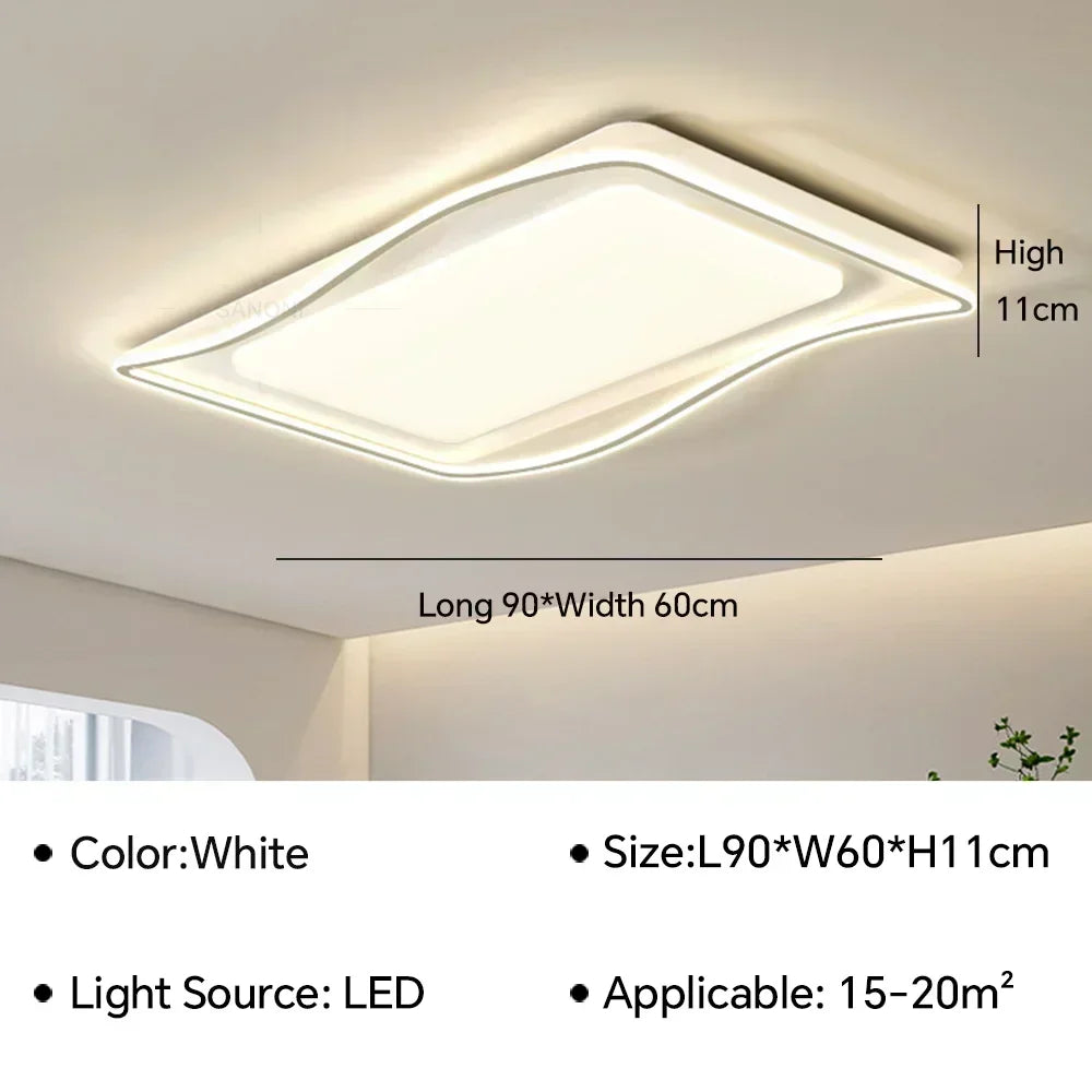 Plafonnier moderne à leds pour éclairage intérieur décoratif Tiphaine Esquisse - Une Note Actuelle dans le Décor