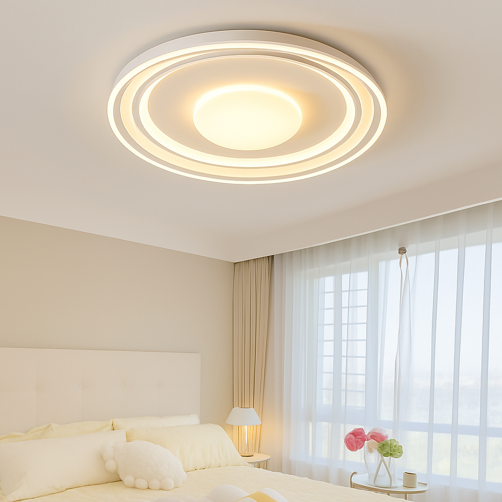 Plafonnier moderne à leds pour décoration intérieure Camille Aquarelle - Esprit Contemporain & Décor Élégant