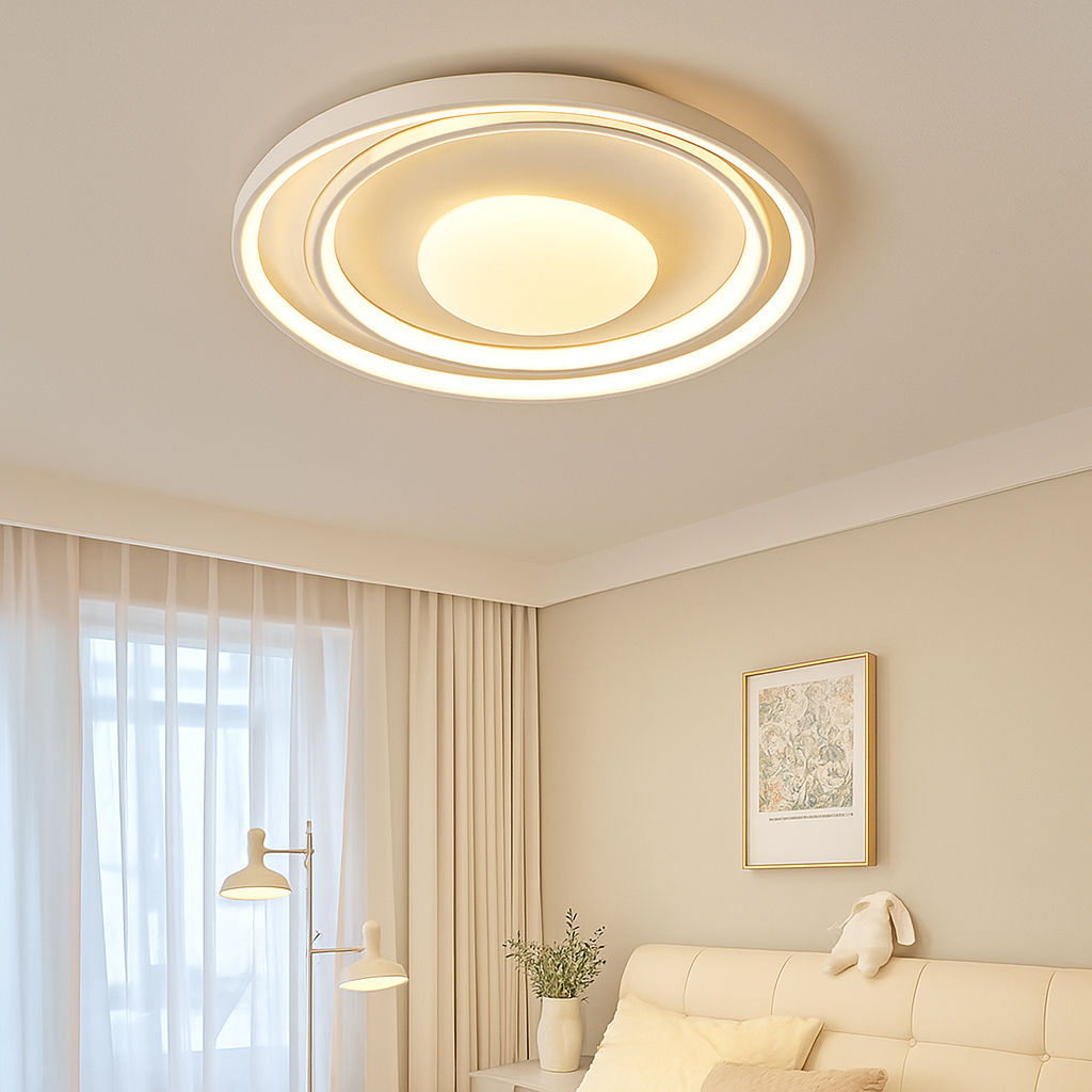 Plafonnier moderne à leds pour décoration intérieure Camille Aquarelle - Esprit Contemporain & Décor Élégant