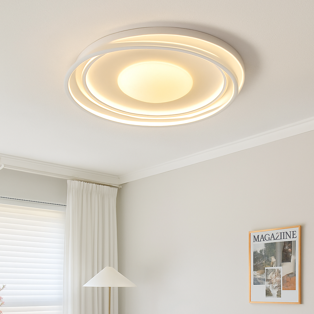 Plafonnier moderne à leds pour décoration intérieure Camille Aquarelle - Esprit Contemporain & Décor Élégant