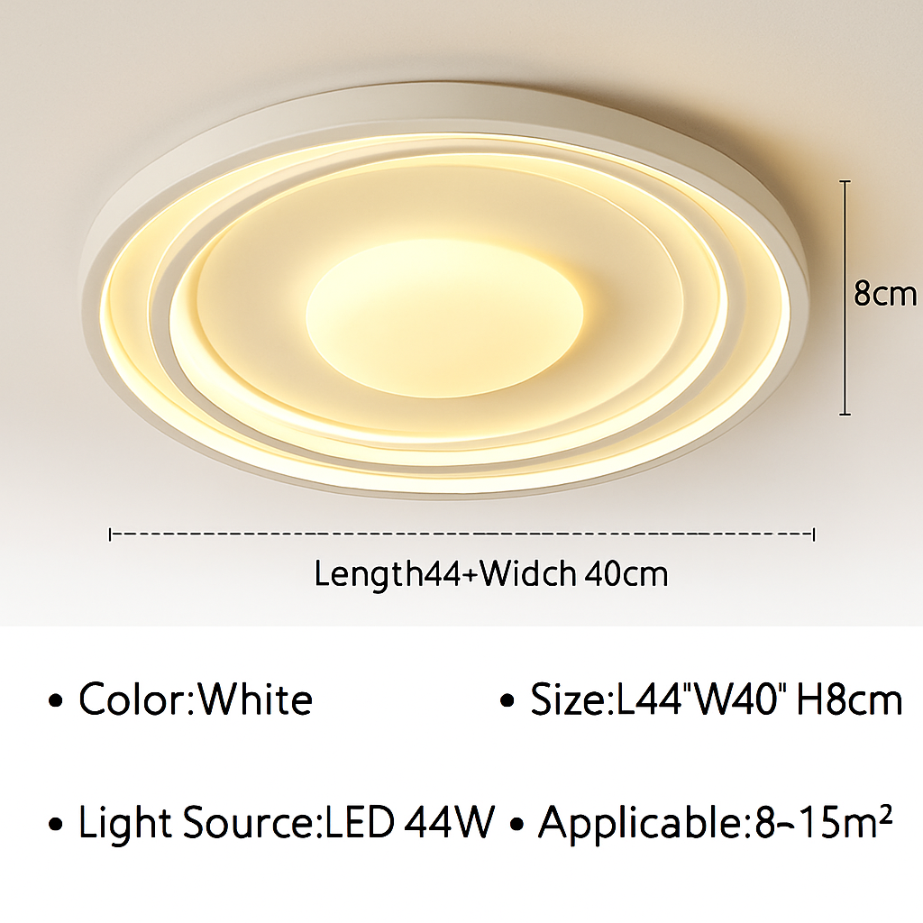 Plafonnier moderne à leds pour décoration intérieure Camille Aquarelle - Esprit Contemporain & Décor Élégant