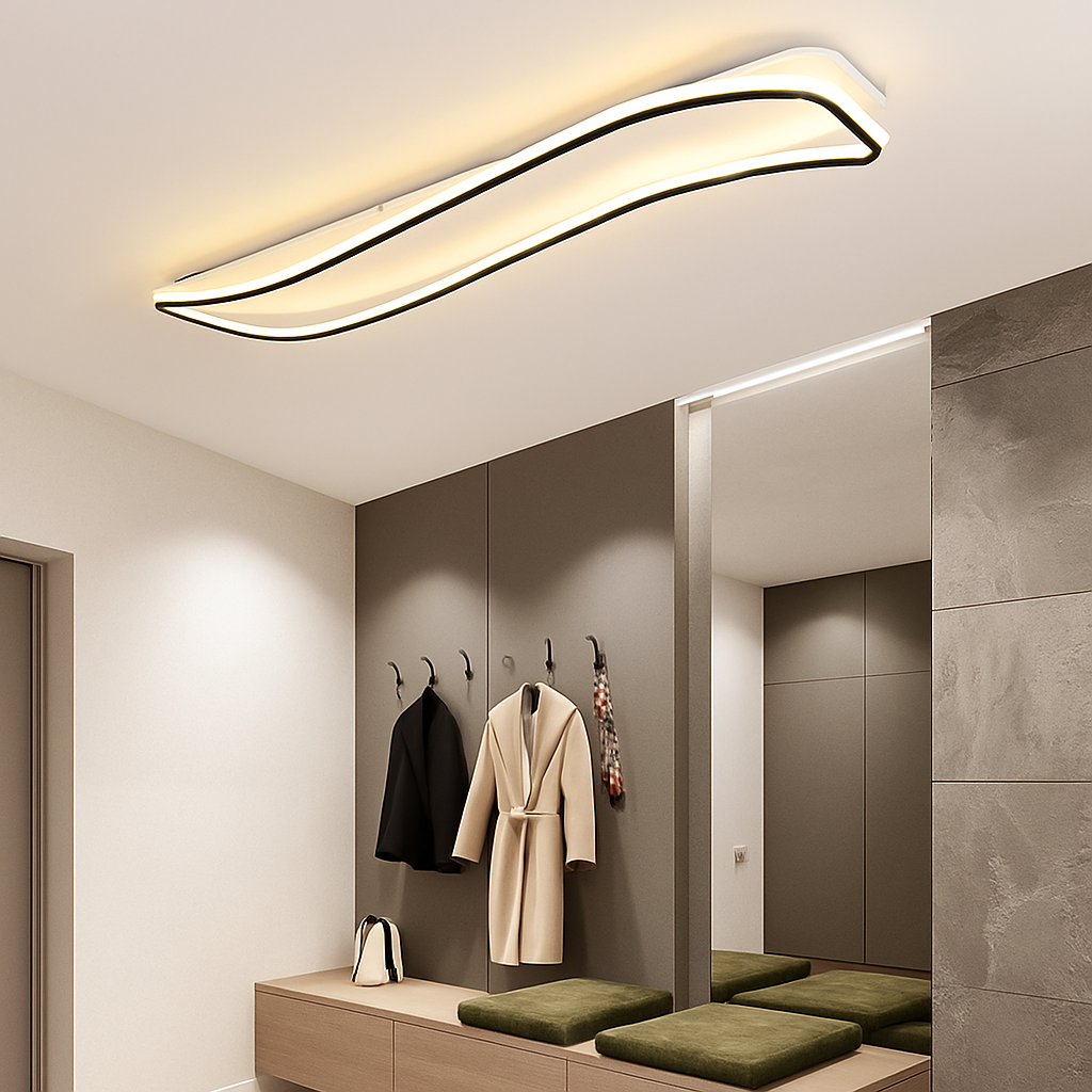 Plafonnier moderne à leds pour intérieur décoratif lumineux Eugénie Apostrophe - Présence Moderne & Harmonie Intérieure