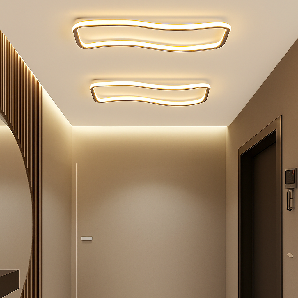 Plafonnier moderne à leds pour intérieur décoratif lumineux Eugénie Apostrophe - Présence Moderne & Harmonie Intérieure