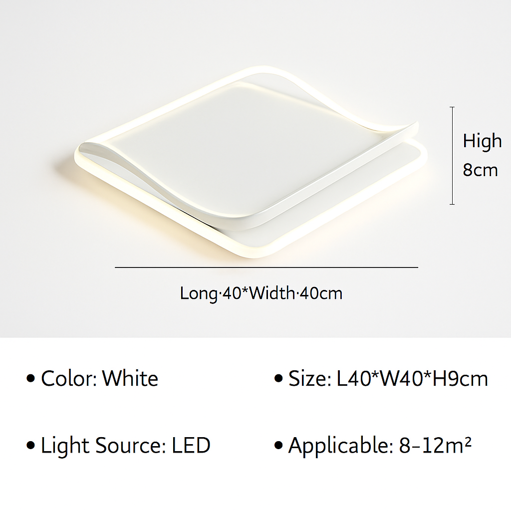 Plafonnier moderne à leds pour intérieur décoratif lumineux Eugénie Apostrophe - Présence Moderne & Harmonie Intérieure