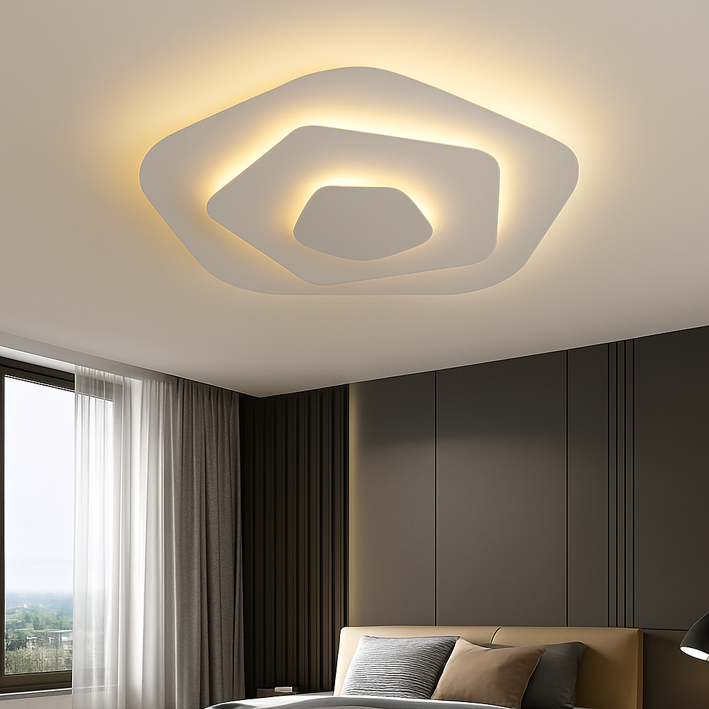 Plafonnier moderne à LEDs pour salon salle à manger chambre enfants salle d'étude allée décor à la maison Noé Cantate - Présence Moderne & Harmonie Intérieure