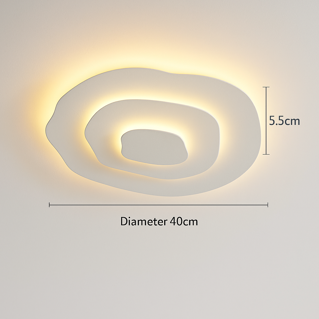 Plafonnier moderne à LEDs pour salon salle à manger chambre enfants salle d'étude allée décor à la maison Noé Cantate - Présence Moderne & Harmonie Intérieure