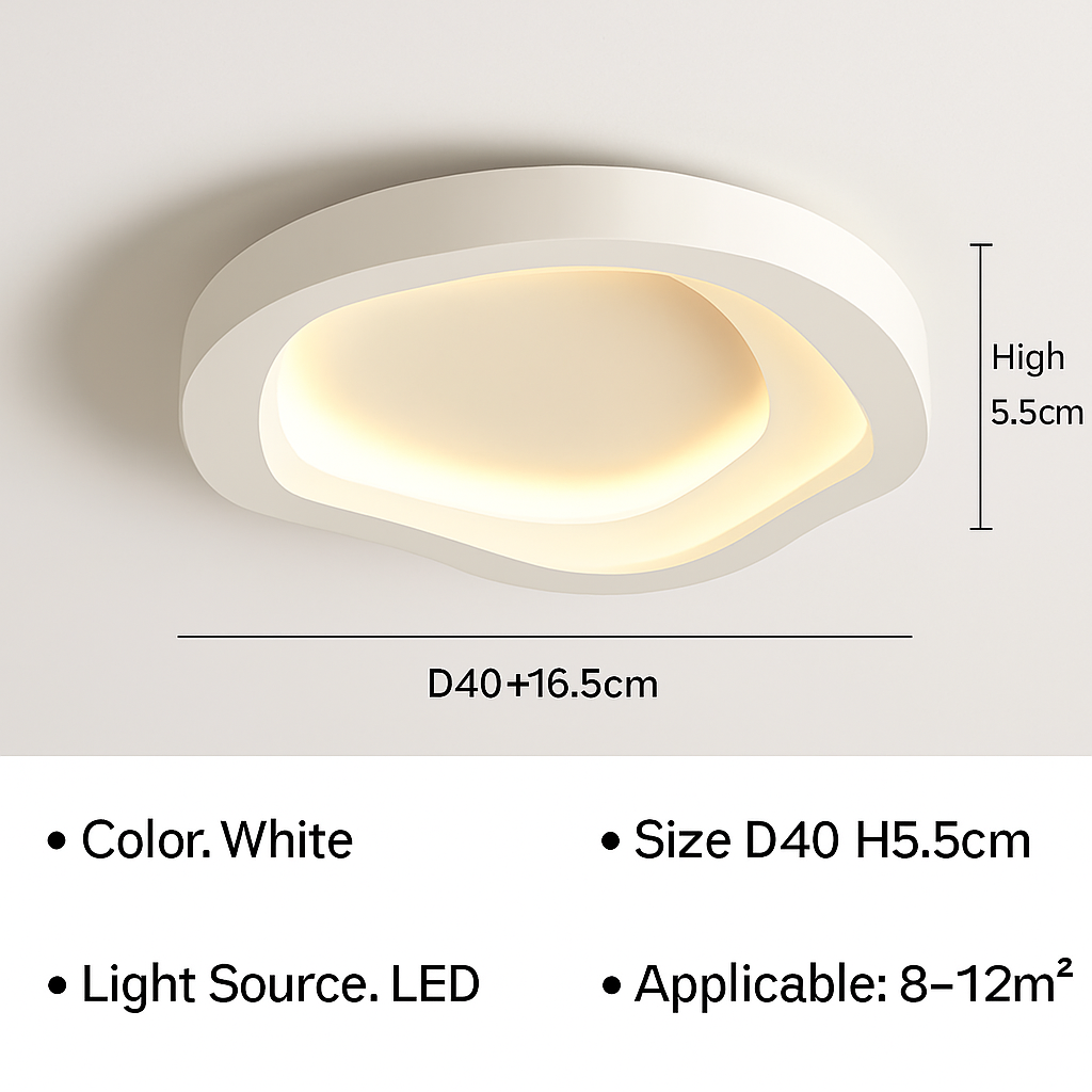 Plafonnier moderne à LEDs pour salon salle à manger chambre enfants salle d'étude allée décor à la maison Noé Cantate - Présence Moderne & Harmonie Intérieure