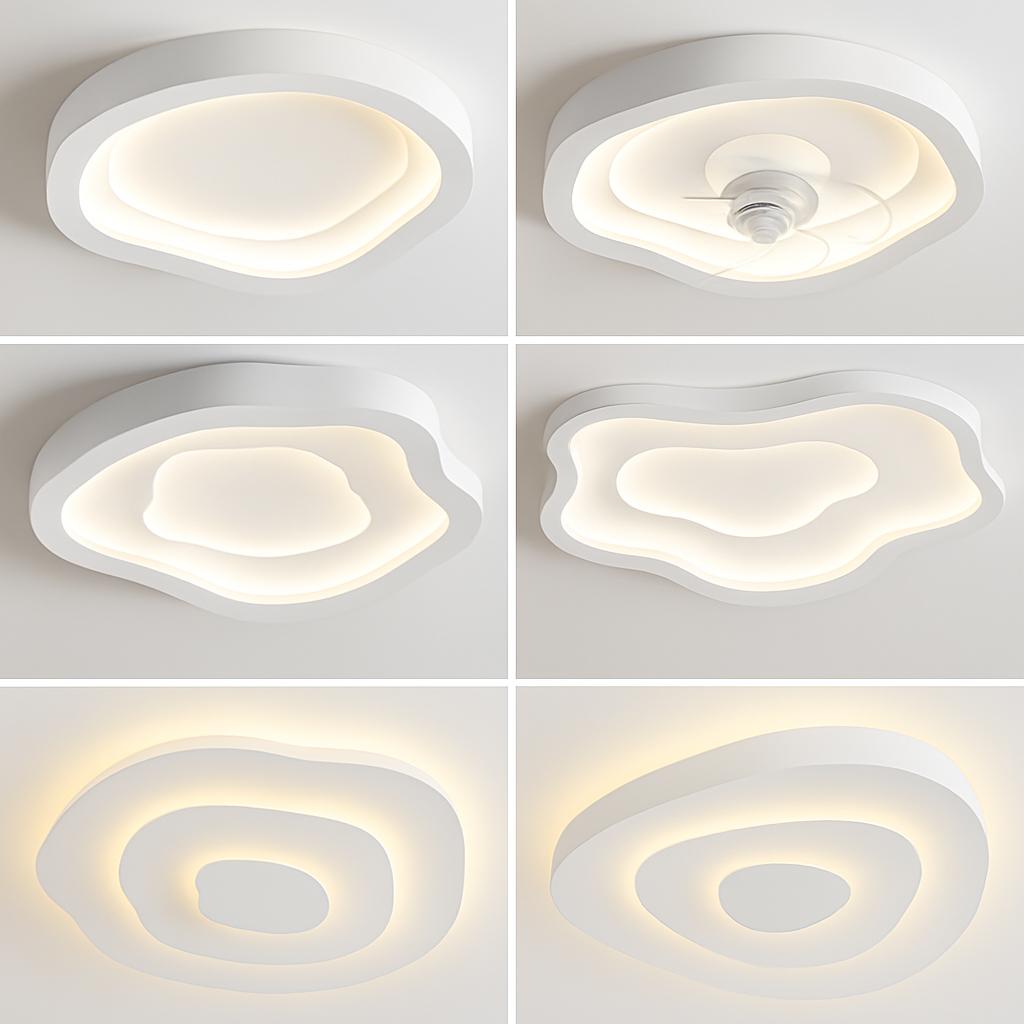Plafonnier moderne à LEDs pour salon salle à manger chambre enfants salle d'étude allée décor à la maison Noé Cantate - Présence Moderne & Harmonie Intérieure
