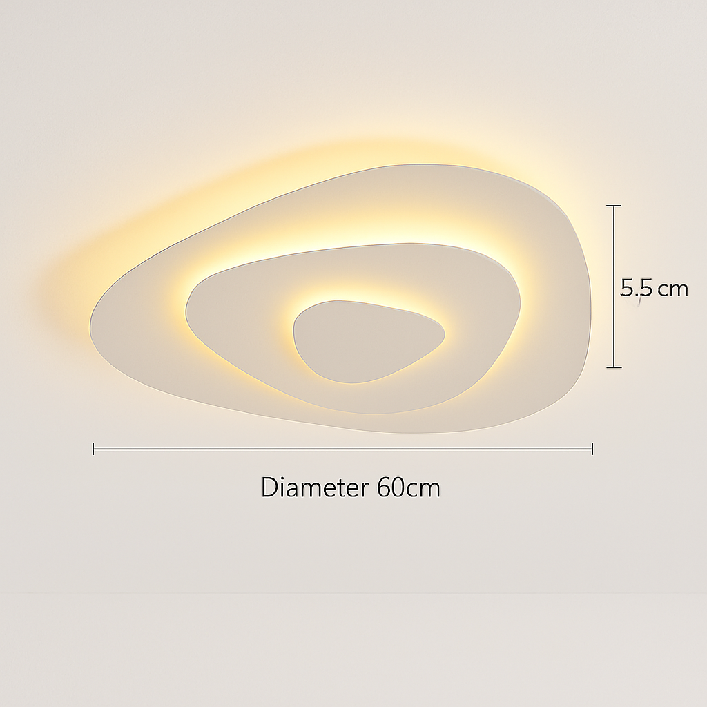Plafonnier moderne à LEDs pour salon salle à manger chambre enfants salle d'étude allée décor à la maison Noé Cantate - Présence Moderne & Harmonie Intérieure