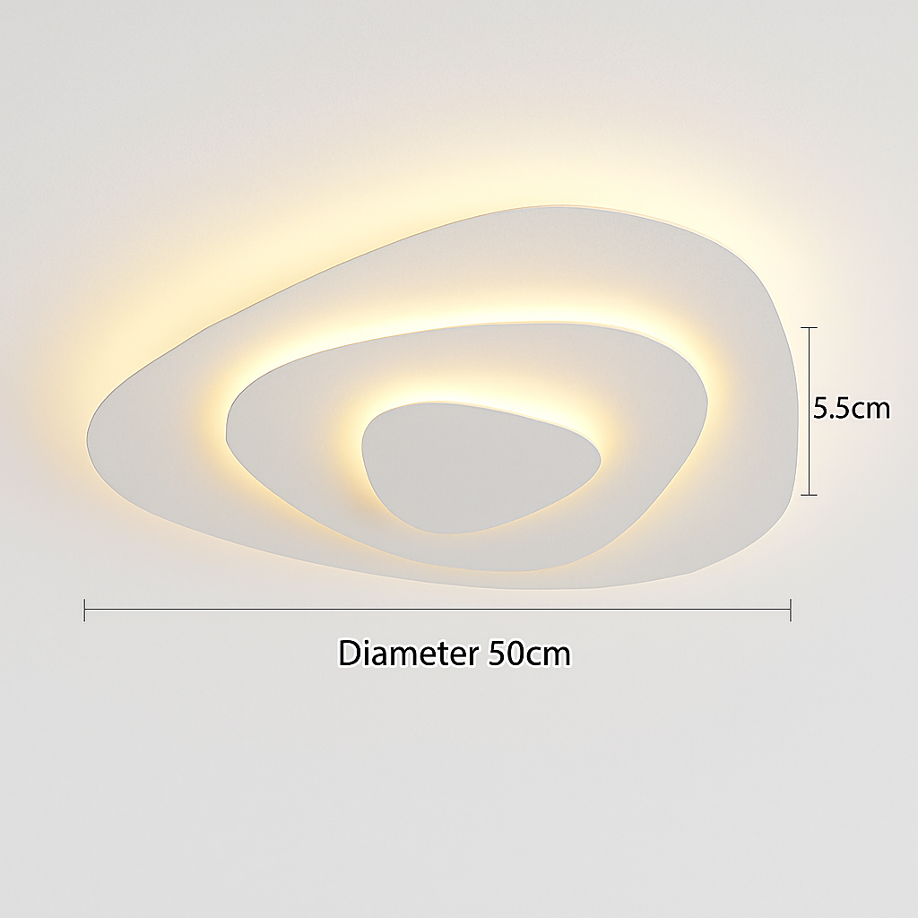 Plafonnier moderne à LEDs pour salon salle à manger chambre enfants salle d'étude allée décor à la maison Noé Cantate - Présence Moderne & Harmonie Intérieure