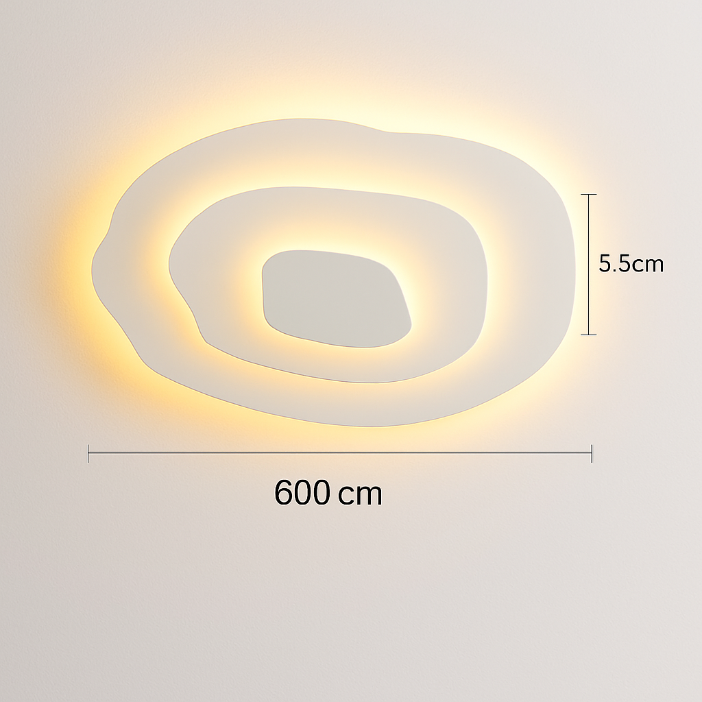 Plafonnier moderne à LEDs pour salon salle à manger chambre enfants salle d'étude allée décor à la maison Noé Cantate - Présence Moderne & Harmonie Intérieure