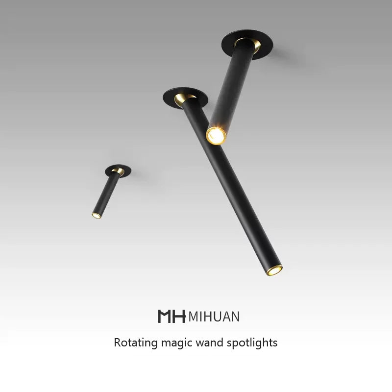 Plafonnier moderne à leds rotatif pour décoration intérieure Éloi Lisière - Esprit Contemporain & Décor Élégant
