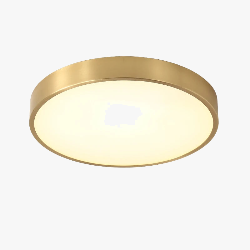 Plafonnier — Moderne nordique en cuivre LED acrylique iwhd