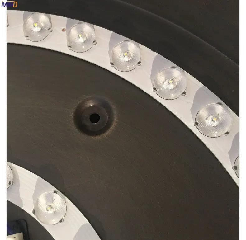 Plafonnier — Moderne nordique en cuivre LED acrylique iwhd