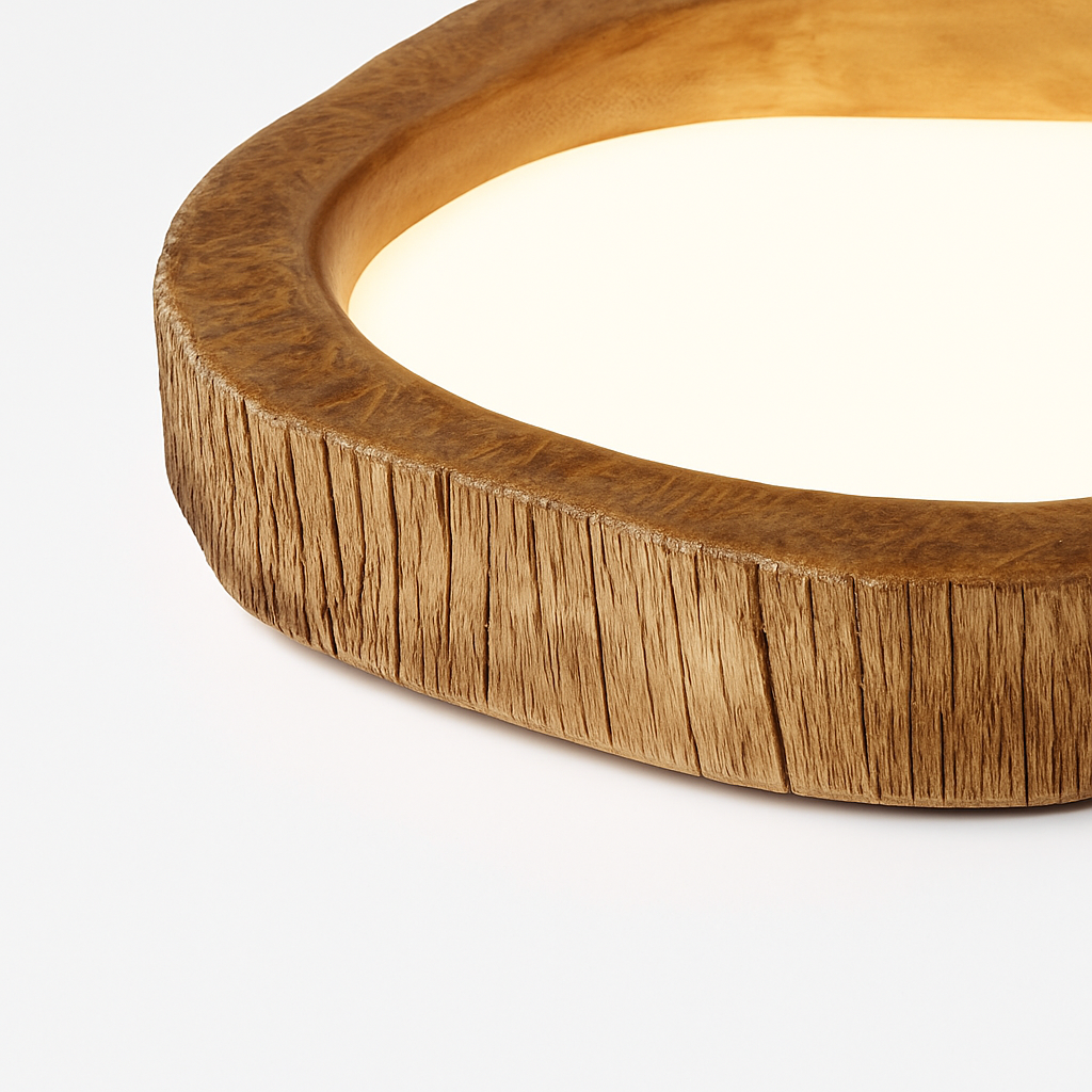 Plafonnier moderne nordique protection des yeux lumière complète Coralie Finesse - Une Présence Sobre et Élégante
