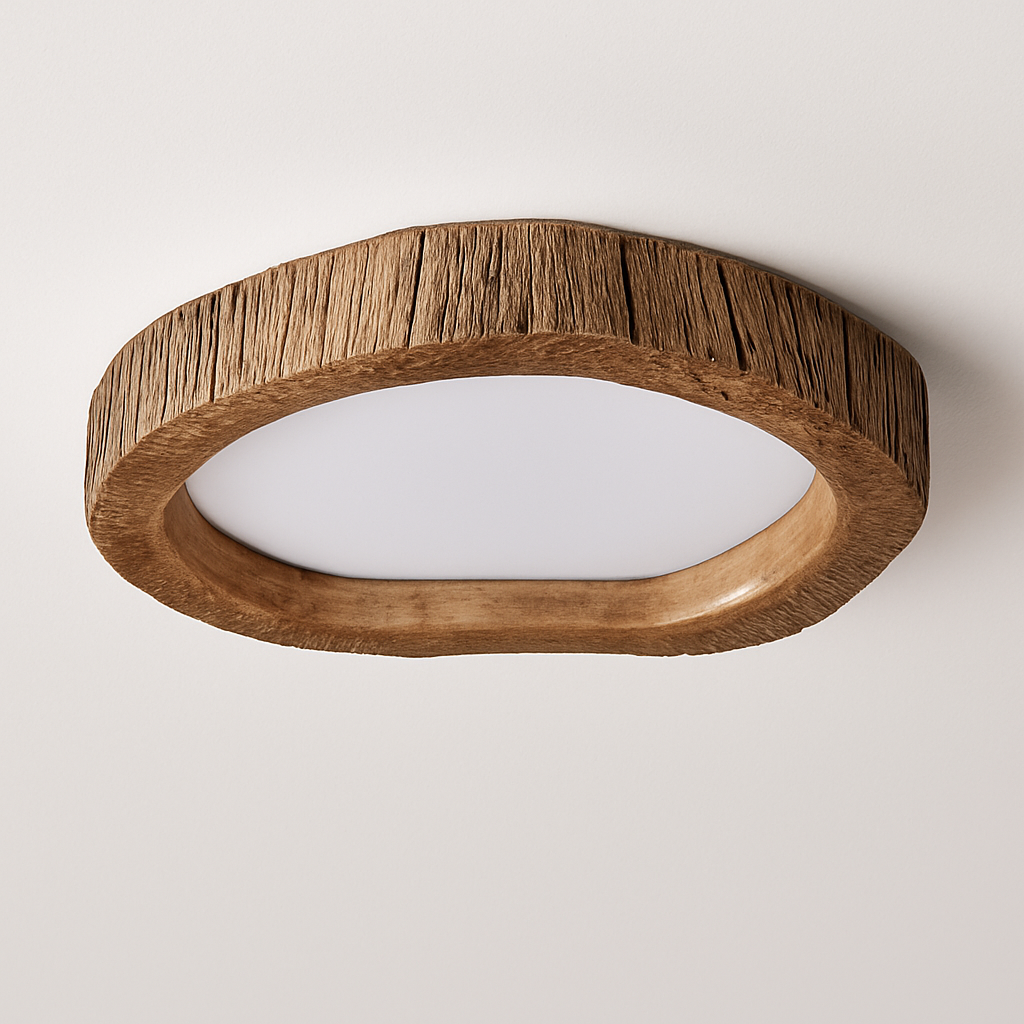 Plafonnier moderne nordique protection des yeux lumière complète Coralie Finesse - Une Présence Sobre et Élégante