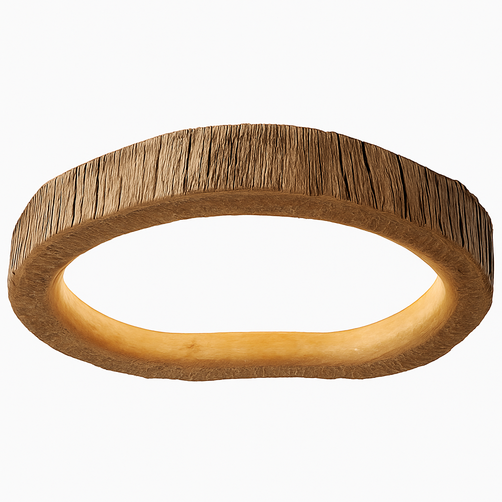 Plafonnier moderne nordique protection des yeux lumière complète Coralie Finesse - Une Présence Sobre et Élégante