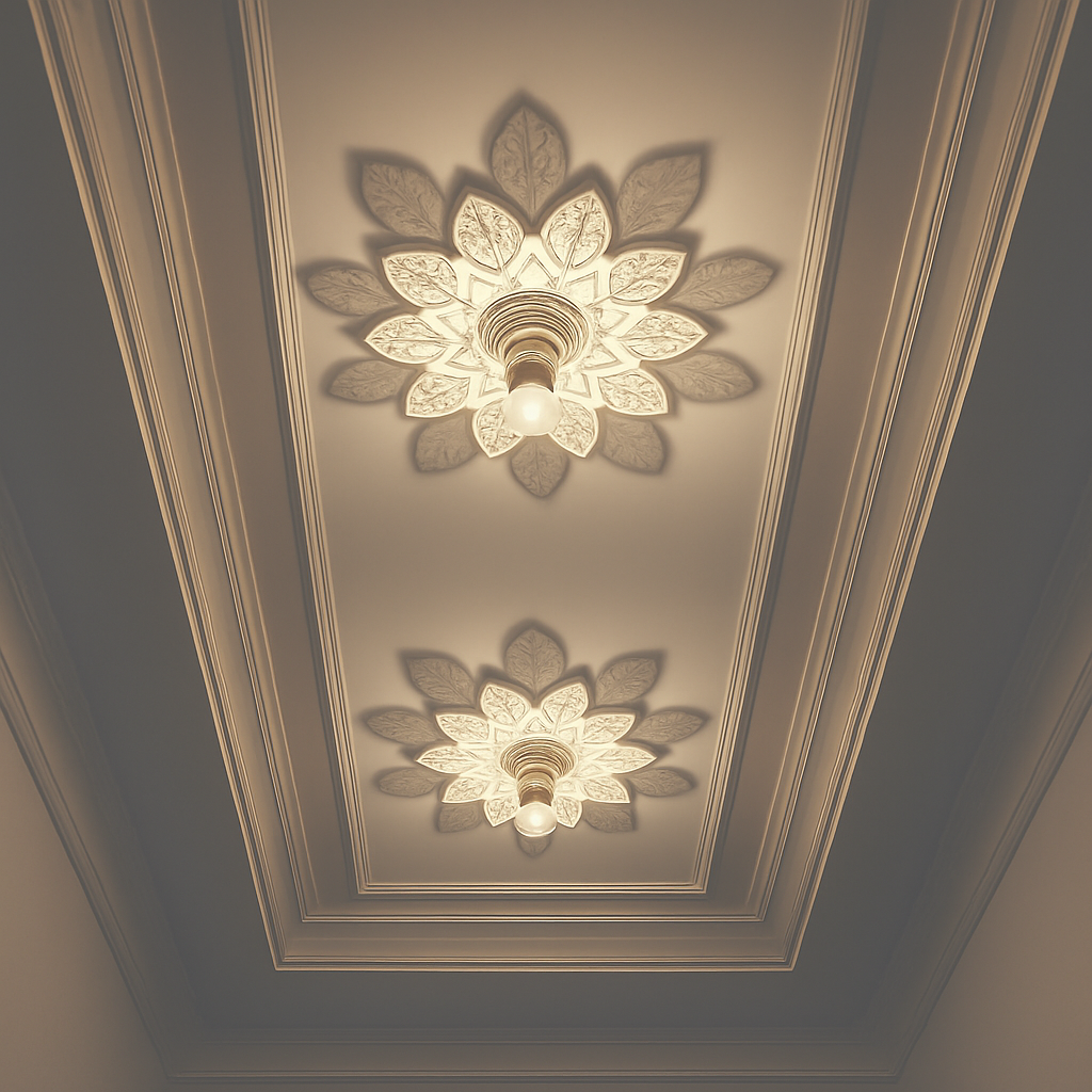 Plafonnier moderne à ombre de fleur pour décoration intérieure Samia Vallée - Une Note Actuelle dans le Décor