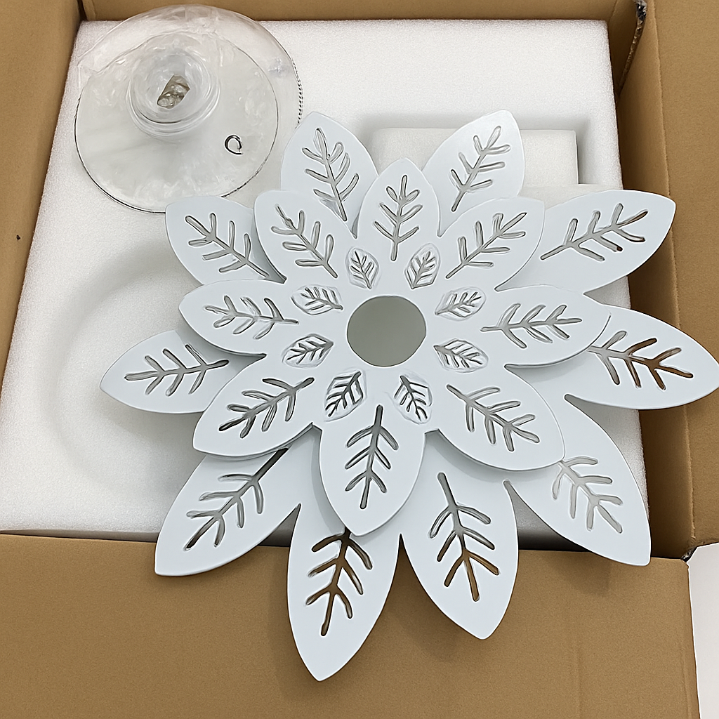 Plafonnier moderne à ombre de fleur pour décoration intérieure Samia Vallée - Une Note Actuelle dans le Décor