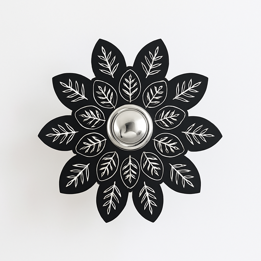 Plafonnier moderne à ombre de fleur pour décoration intérieure Samia Vallée - Une Note Actuelle dans le Décor