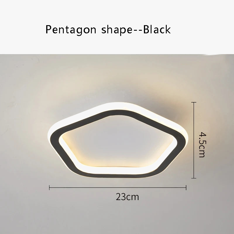 Plafonnier moderne pour extérieur design simple et élégant Fanny Auréole - Esprit Contemporain & Décor Élégant
