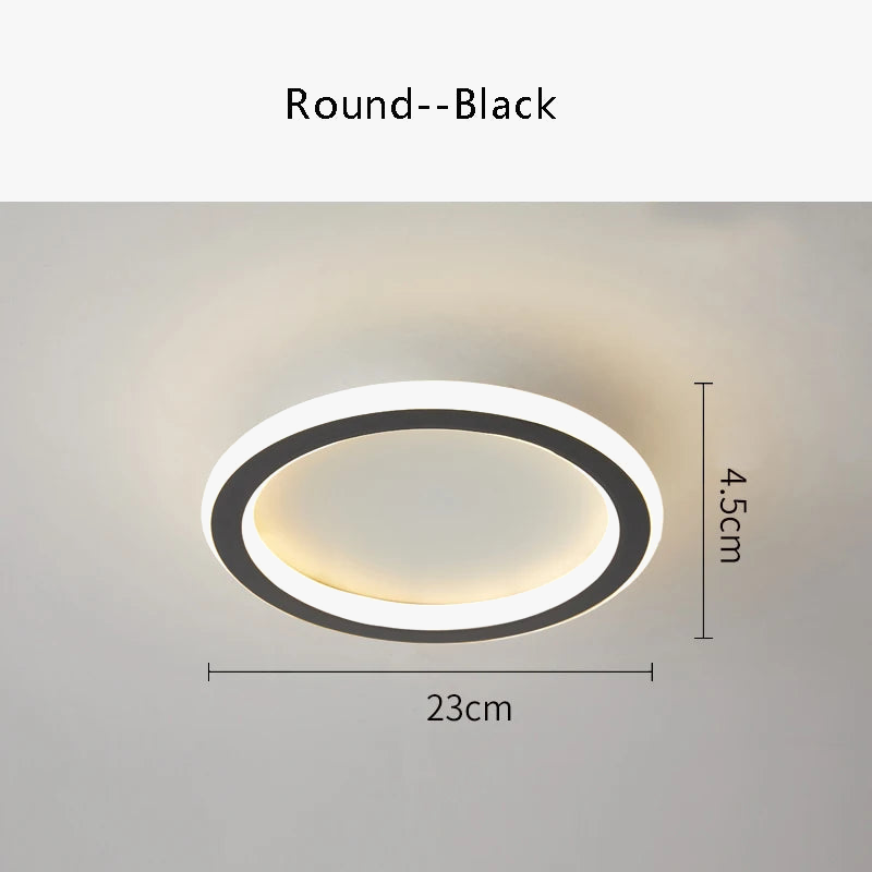 Plafonnier moderne pour extérieur design simple et élégant Fanny Auréole - Esprit Contemporain & Décor Élégant