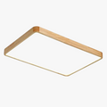 Plafonnier — Moderne ultra fin avec télécommande en bois et acrylique