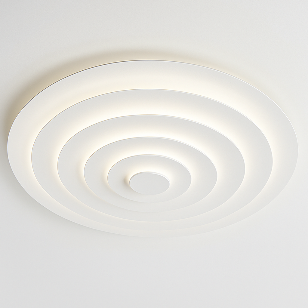 Plafonnier multicouche design en forme irrégulière originale Célia Clairval - Une Note Organique dans le Décor