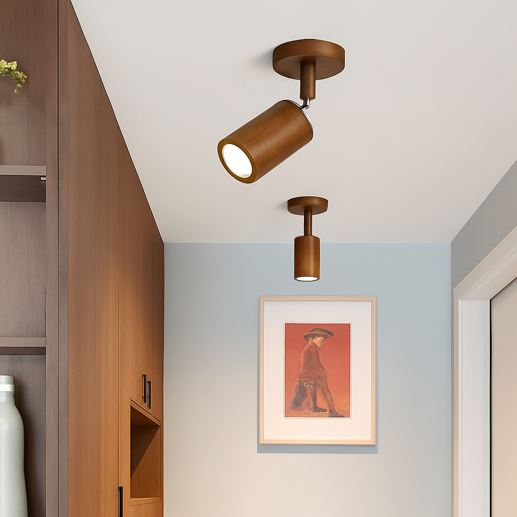 Plafonnier nordique en bois massif pour décoration intérieure Maxence Harmonie - Le Charme du Bois au Quotidien
