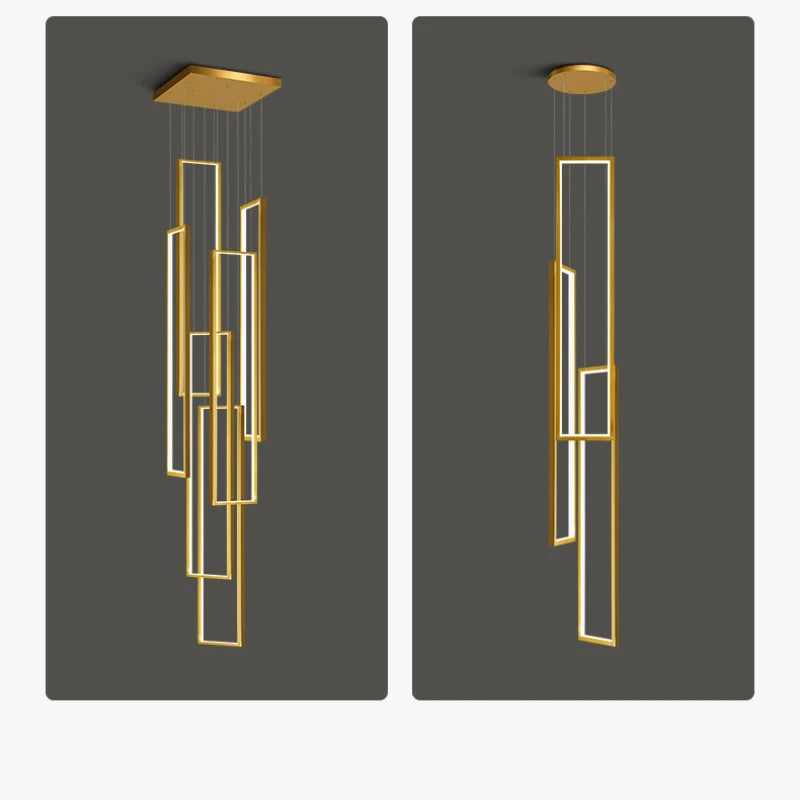Plafonnier nordique moderne pour loft et espaces créatifs Oscar Césure - Lignes Épurées & Atmosphère Sereine