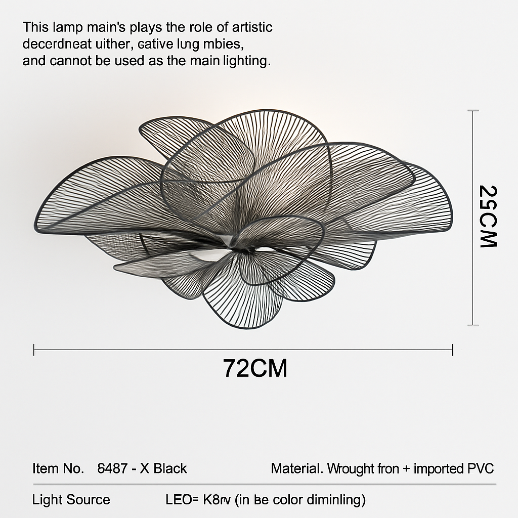 Plafonnier ou suspension led design créatif luminaire décoratif Césarine Mirage - Un Accent Raffiné au Quotidien