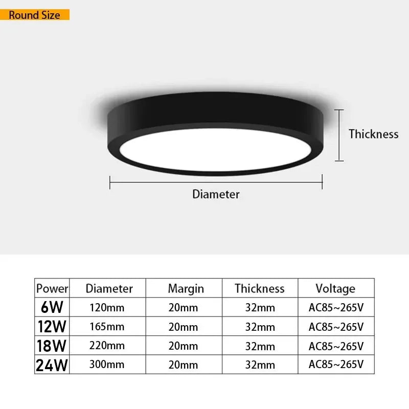 Plafonnier à panneau led rond et carré pour décoration intérieure Tiphaine Perspective - Une Silhouette Tout en Rondeur